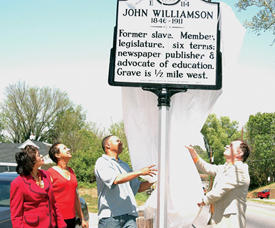 Historical marker serves as reminder of shining legacy