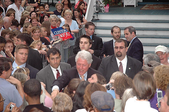 <i>Bill Clinton visits Louisburg</i>