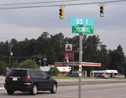 U.S. 1-Pocomoke Road light installed